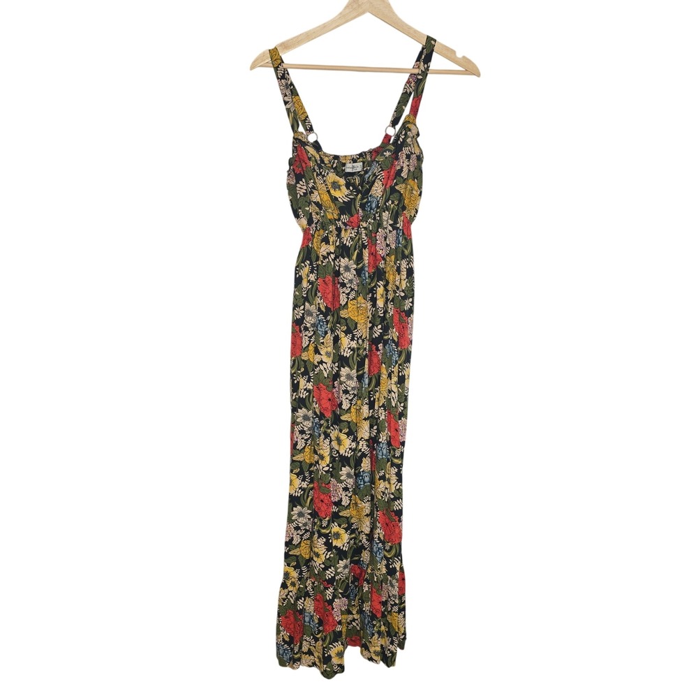 Floral Maxi Sundress with Adjustable Straps